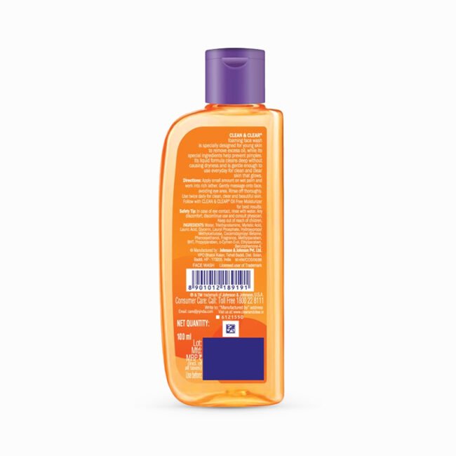 Clean & Clear Foaming Facewash for Oily Skin 100 ml-02 Clean & Clear Foaming Facewash for Oily Skin 100 ml-02