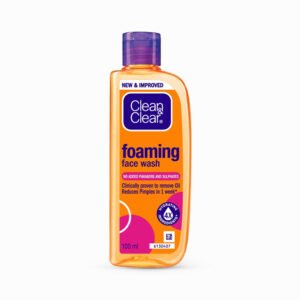 Clean & Clear Foaming Facewash for Oily Skin – 100 ml/ক্লিন অ্যান্ড ক্লিয়ার ফোমিং ফেসওয়াশ তৈলাক্ত ত্বকের জন্য – ১০০ মিলি