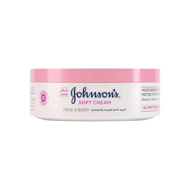Johnson's soft cream face &body all skin types 200ml-01