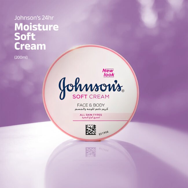 Johnson's soft cream face &body all skin types 200ml-02
