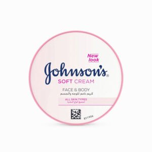Johnson's soft cream face &body all skin types 200ml/জনসন্স সফট ক্রিম – মুখ ও দেহের জন্য, সব ধরনের ত্বকের জন্য ২০০মিলি