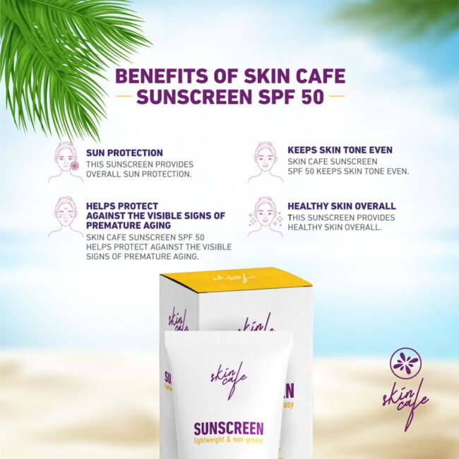Skin Cafe Sunscreen SPF 50 PA+++ Lightweight & Non-Greasy-02 Skin Cafe Sunscreen SPF 50 PA+++ Lightweight & Non-Greasy-02