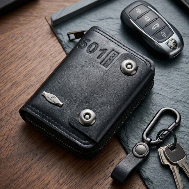 Card Holder Black Color